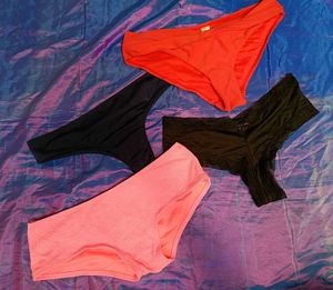 Panties Bundle Pack Of 4 Imported Stuff