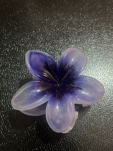 Y2k charm bracelet and Hawaii floral claw clip