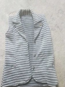 Striped Casual Blazer