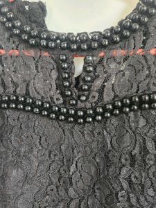 Elegant Black Lace Maxi Dress