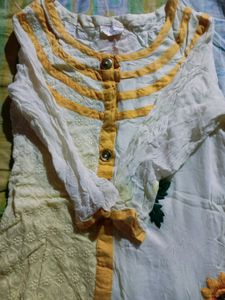 A Line Kurta With Dupatta