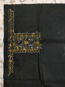 Black Embroidered Fabric