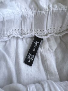 White Eyelet Shorts