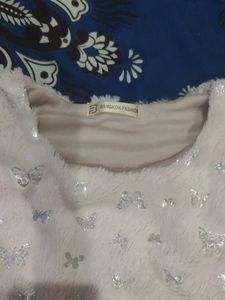 Cute Pink Fuzzy Dress