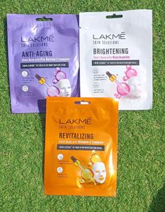 Combo Of Lakme Sheet Masks
