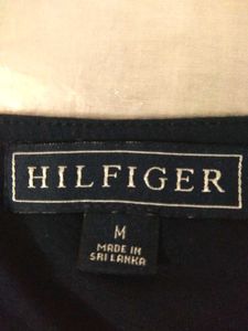 Tommy Hilfiger Black Halter With Rich Gold Emb