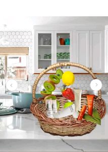 Woven Basket with Handle
