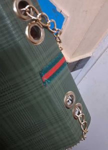 Green Crossbody. handbag