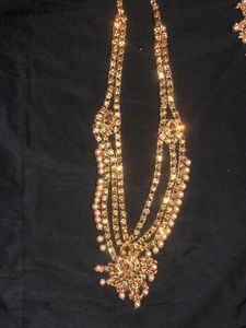 Bridal Set Long And Short Necklace, Earing, Nath, Mang Tika, Side Tika, Rings Totally New Never Used🥰