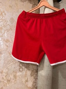 Hot Red Shorts, Brand New, Waist- 30/32 Strechable