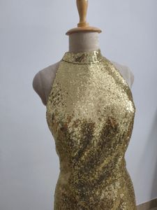 Glamorous Gold Sequin Gown