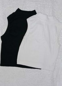 Sleeveless White Top