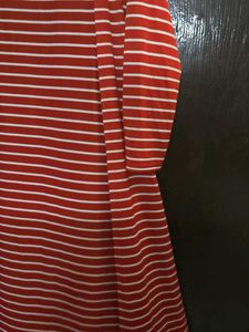 Striped Red Shrug