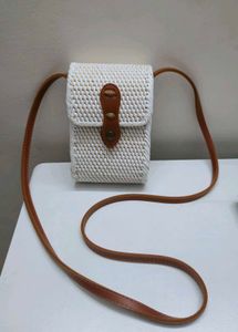 Woven Crossbody Bag (New)