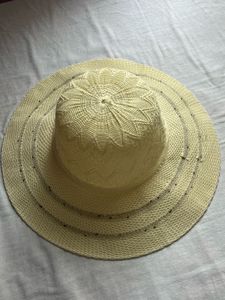 Beige Summer Beach Hat