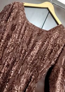 Brown🟤 Floral Print Dress For 36 Bust