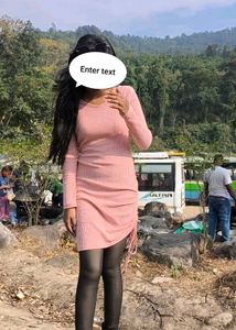 Pink Bodycon Mini Dress