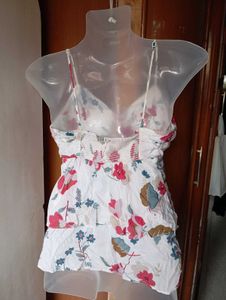 Floral Ruffle Cami Top