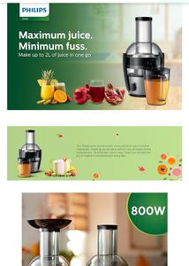 Philips Viva Collection Juicer - 2 Litre