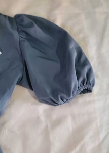 Elegant Grey V-Neck Dress