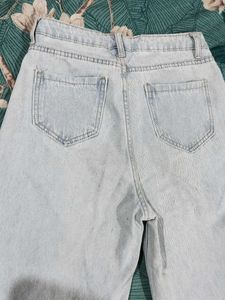 Light Wash Wide Leg Jeans