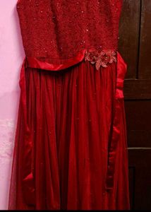 Elegant Maroon Ethnic Gown