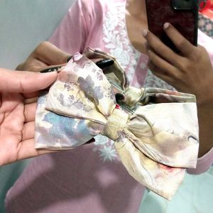 Floral Hair Bow Pin