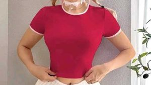 Crop Tops With Very Beautiful Back Design Of ❤️