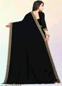 Elegant Black Saree