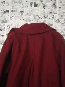 Burgundy Trench Coat
