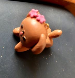 Dog Clay Charm
