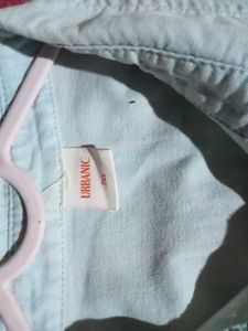 it&#39;s girls oversized denim shirt
