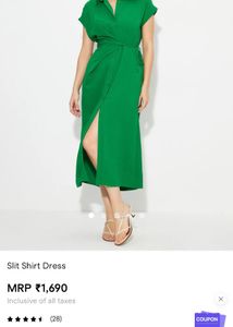 Savana Slit Shirt Dress