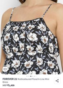 Multicoloured Floral F21 Dress