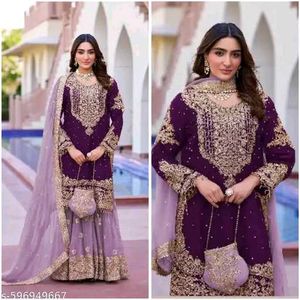 Elegant Embroidered Ethnic Dress