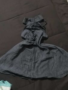 🫀Halter Gothic Grey A-line Velvet Dress 🕸️