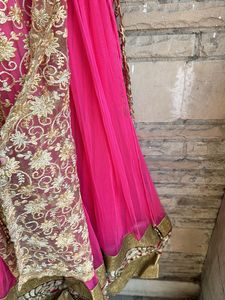 Heavy Work Anarkali Suit With Dupatta And Pajami