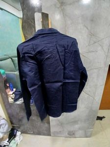 Allen Solly Navy Blue Casual Shirt