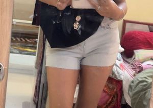 Light Wash Denim Shorts