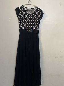 Chic Black & White Dress