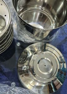 Steel Idly Cooker Pot