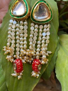 Handmade Kundan Earrings