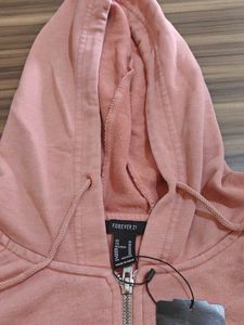 Pink Zip-Up Hoodie