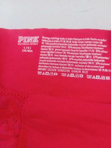 Victoria&#39;s secret Red Lace Thong