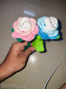Crochet Rose Set