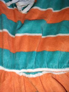 Striped Terry Romper