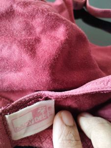 Comfortable Maroon Bra
