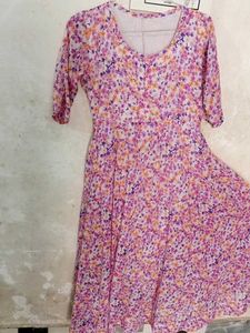 Floral Print Midi Dress