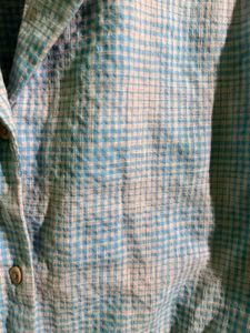 Cute Plaid Tie-Front Top