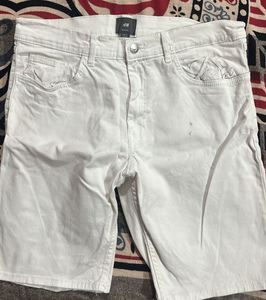 H&M White Shorts